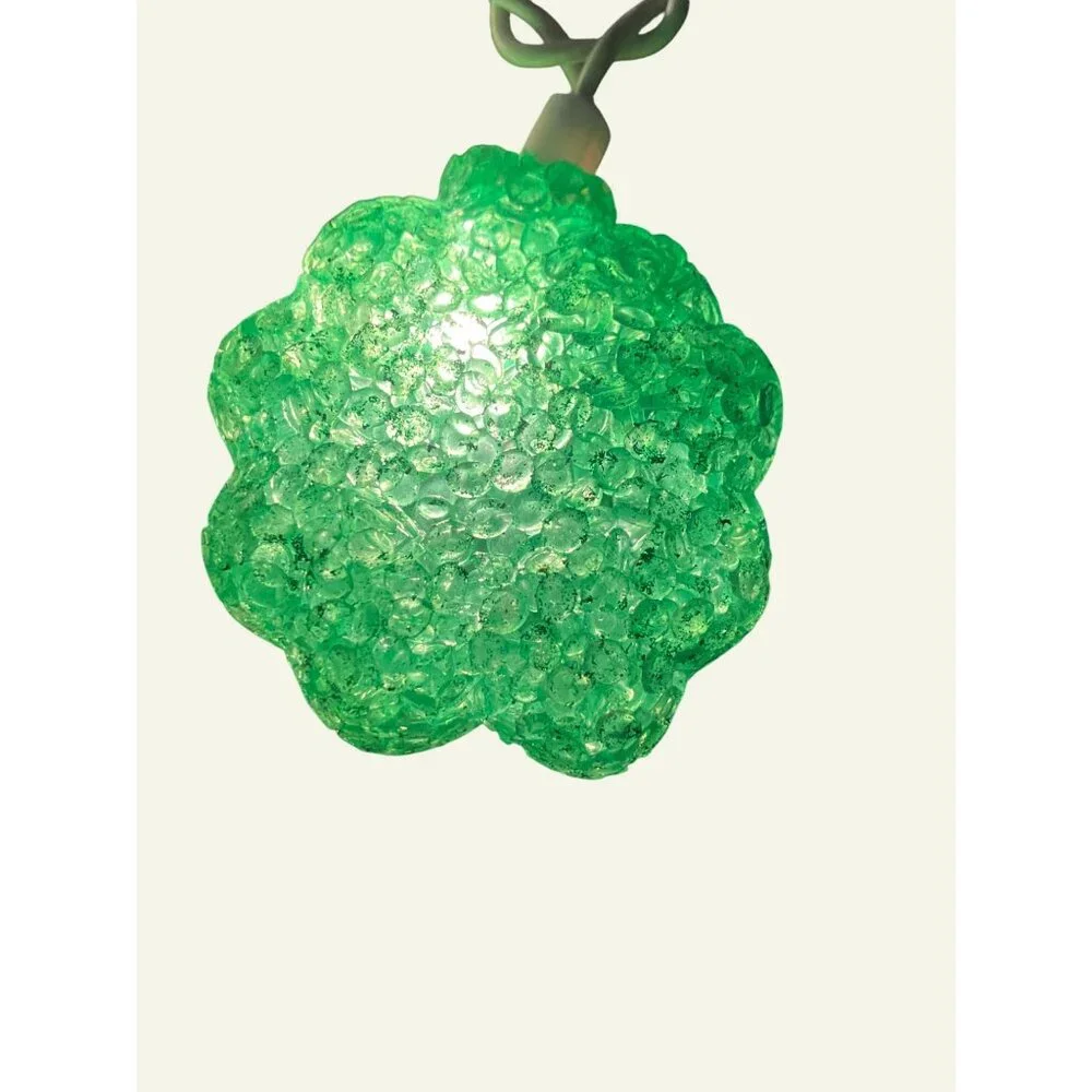 St Patrick's Day Green Shamrock String of 10 Lights